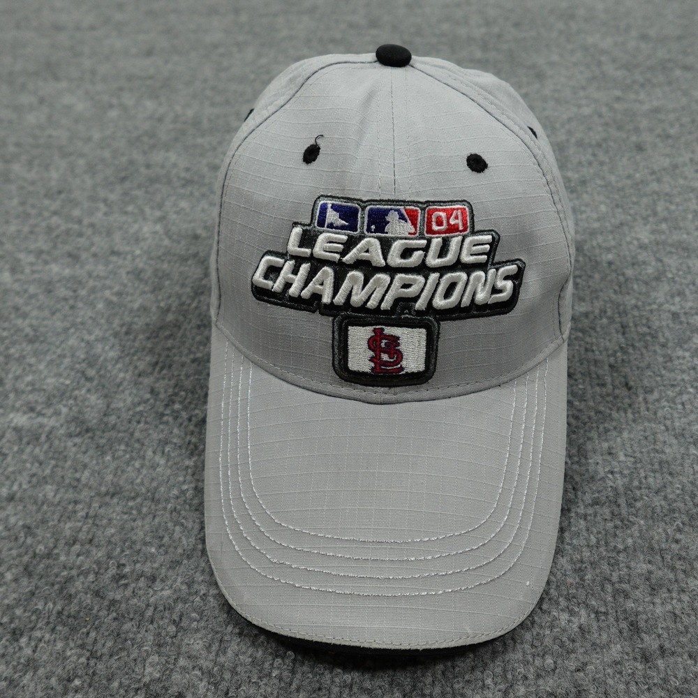 St. Louis Cardinals Hat Cap Strap Back Mens One Size Gray MLB Baseball New Era